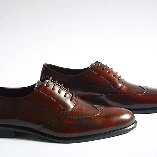 502 Oxford Wingtip Burgundy