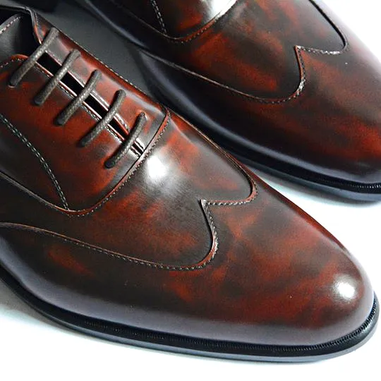 502 Oxford Wingtip Burgundy