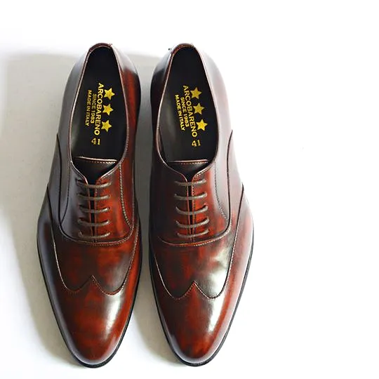 502 Oxford Wingtip Burgundy