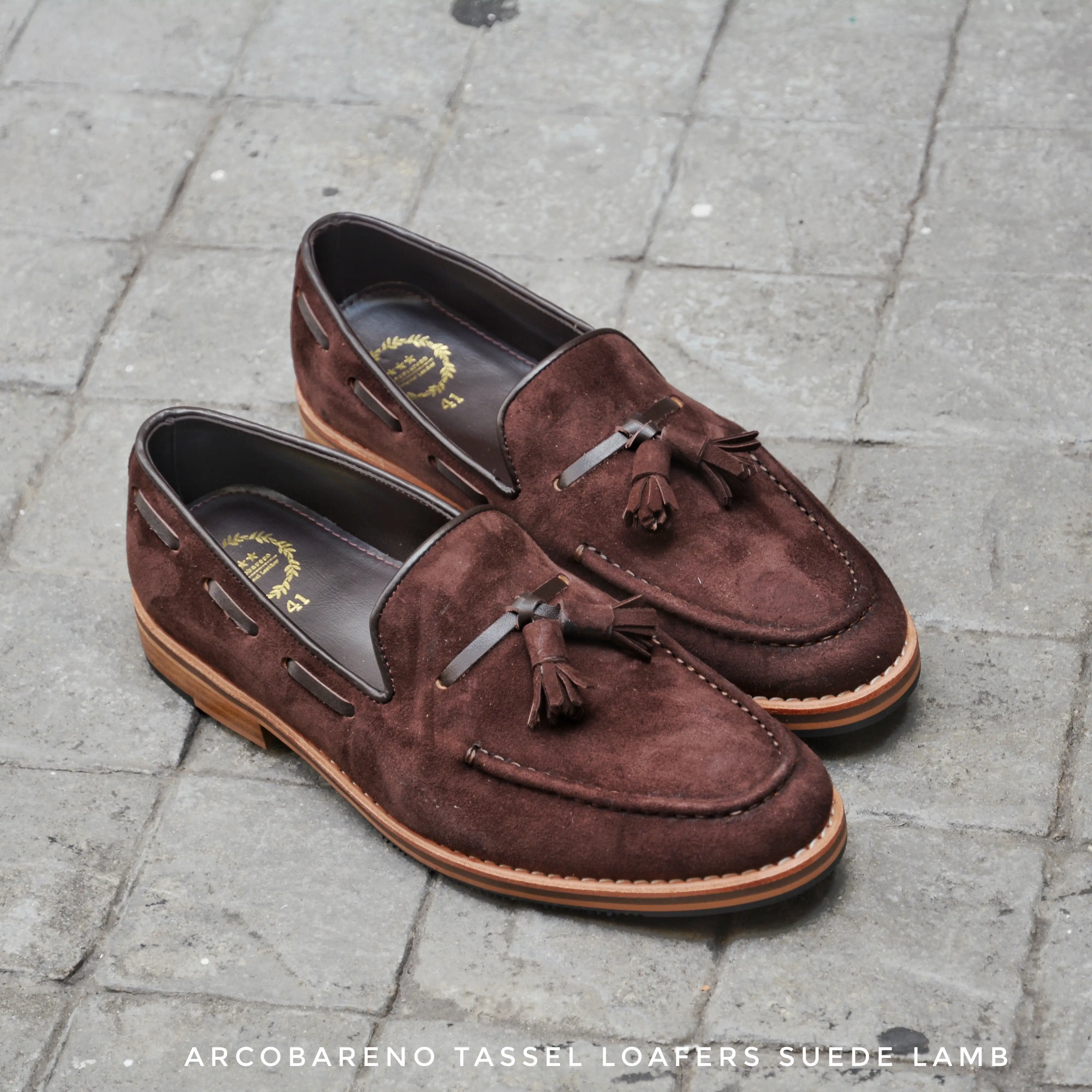 503 Tassel Loafer Suede Lamb DarkBrown