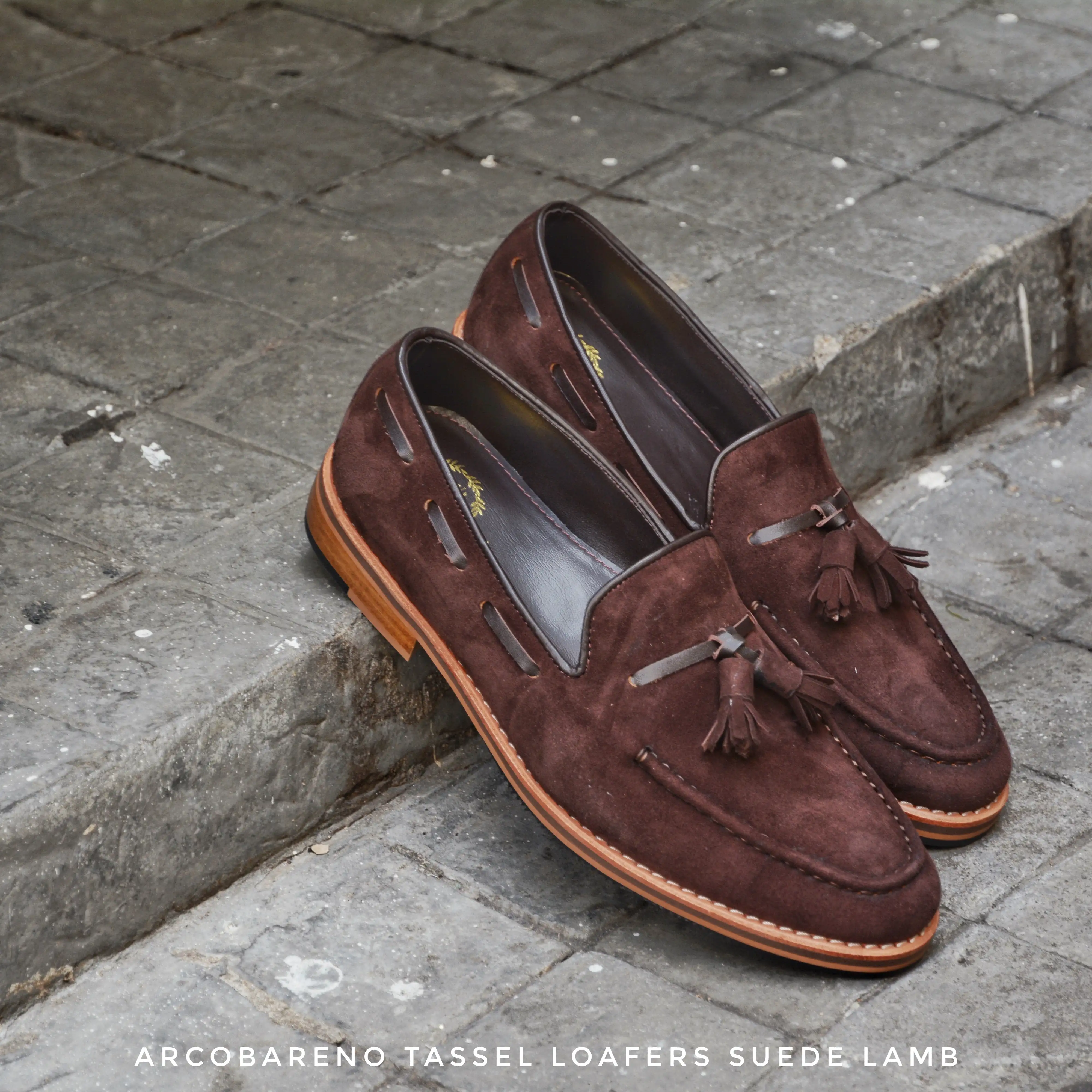 503 Tassel Loafer Suede Lamb DarkBrown