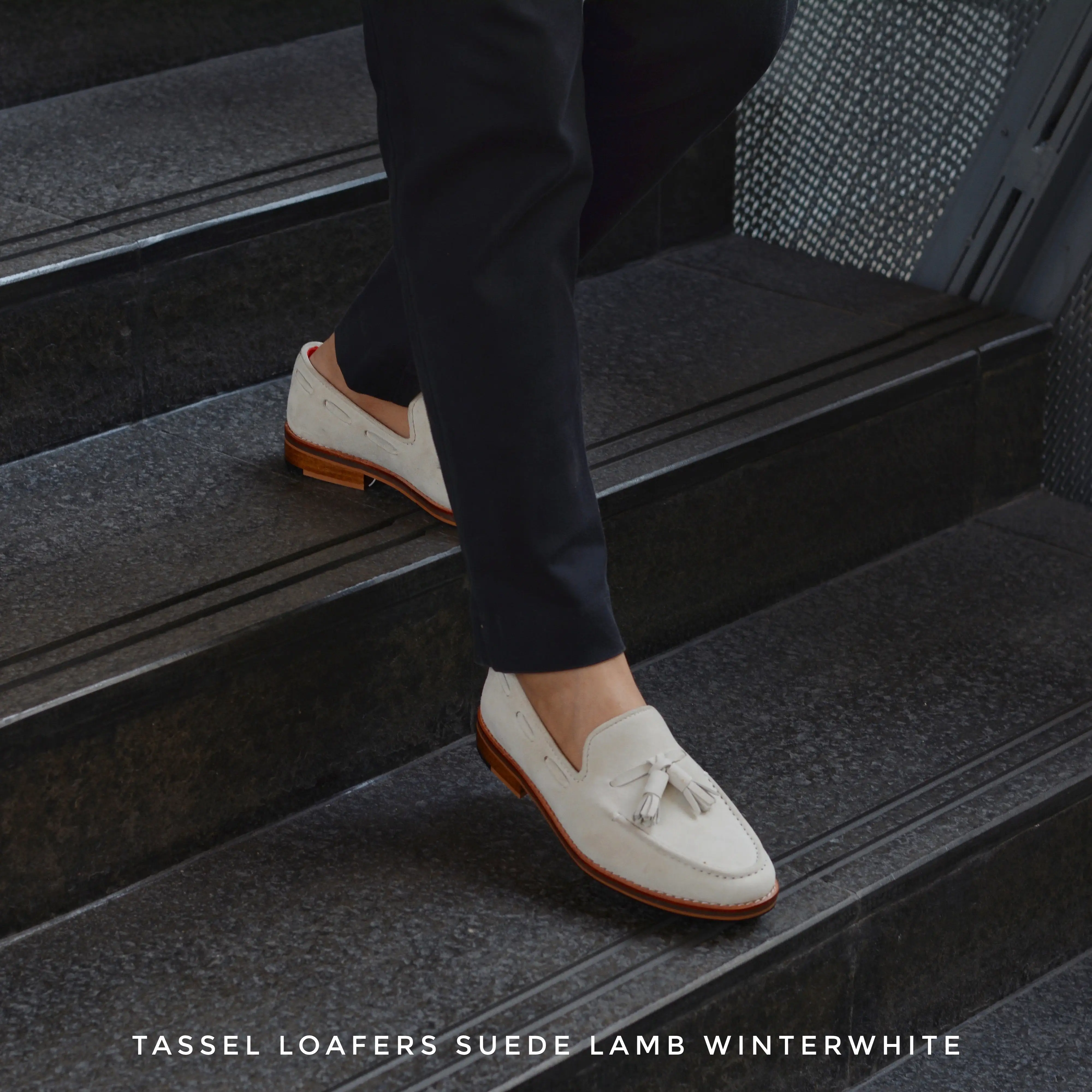 503 Tassel Loafer X Suede Lamp WinterWhite