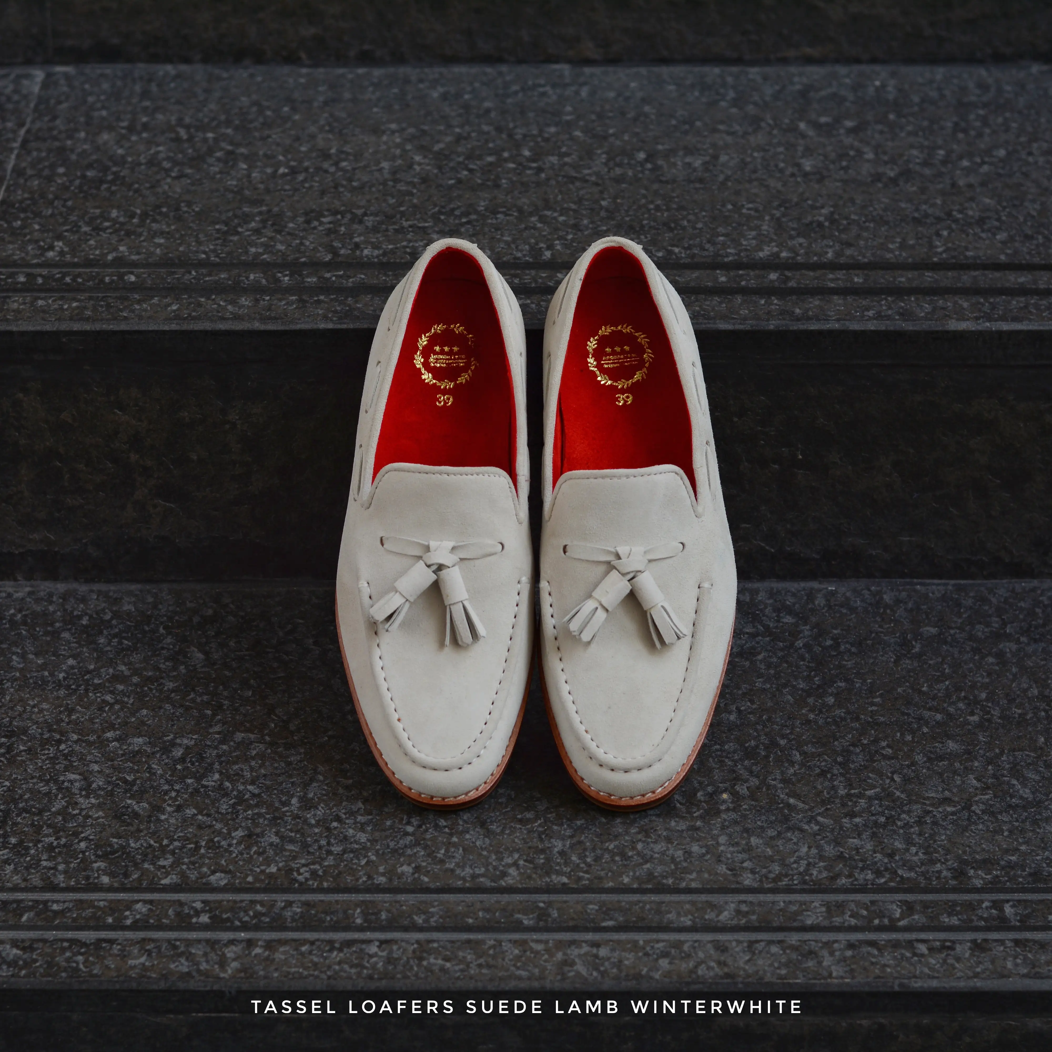 503 Tassel Loafer X Suede Lamp WinterWhite