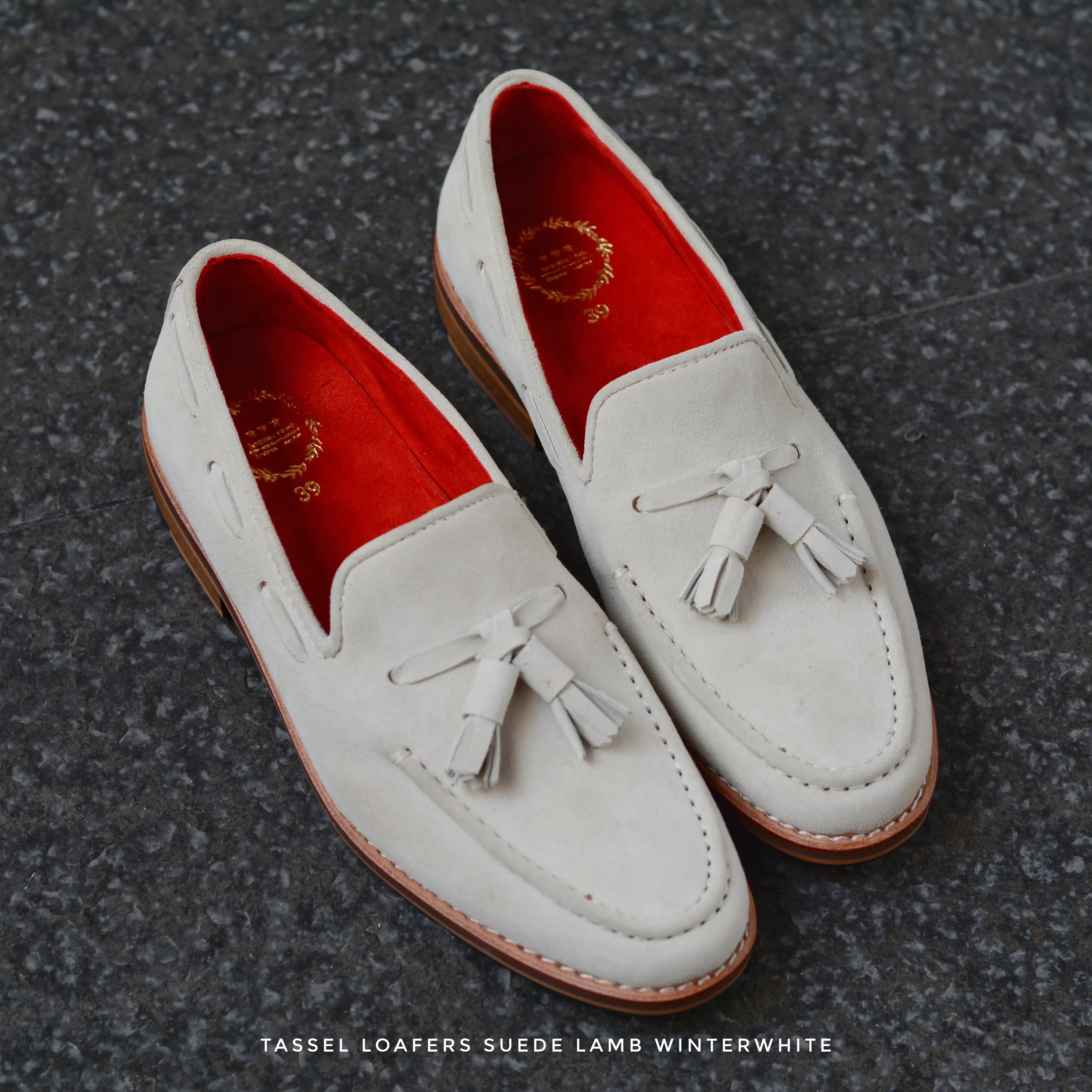 503 Tassel Loafer X Suede Lamp WinterWhite