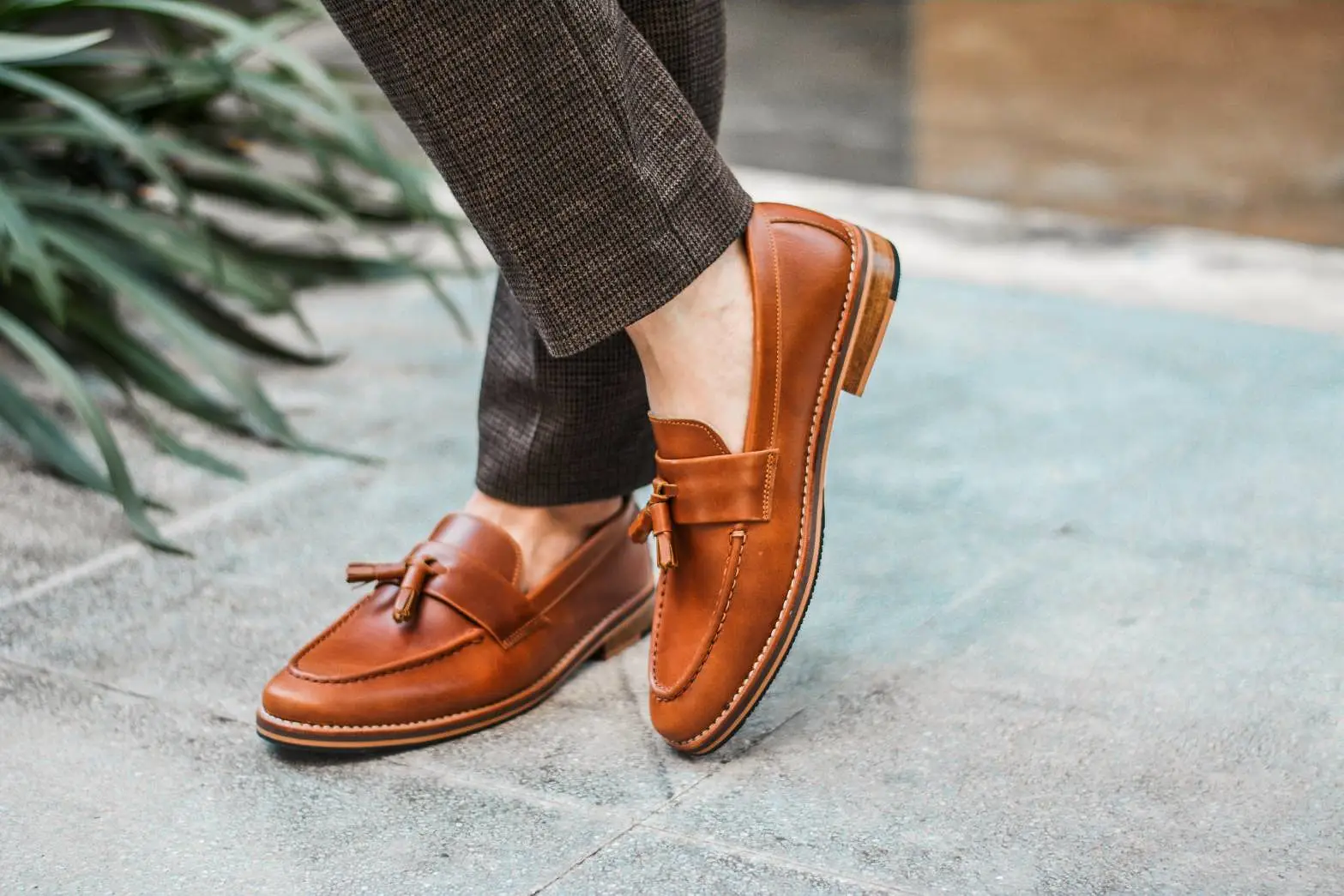 505 Tassel Loafer Strap Chromexcel Tanned