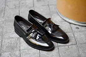 506 Full Strap Tassel Loafer PianoBlack