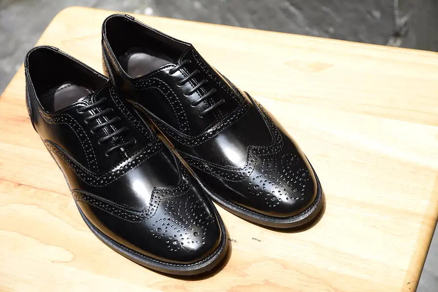 507 Brogue Shoe Lotus Black