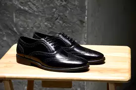 507 Brogue Shoe Lotus Black