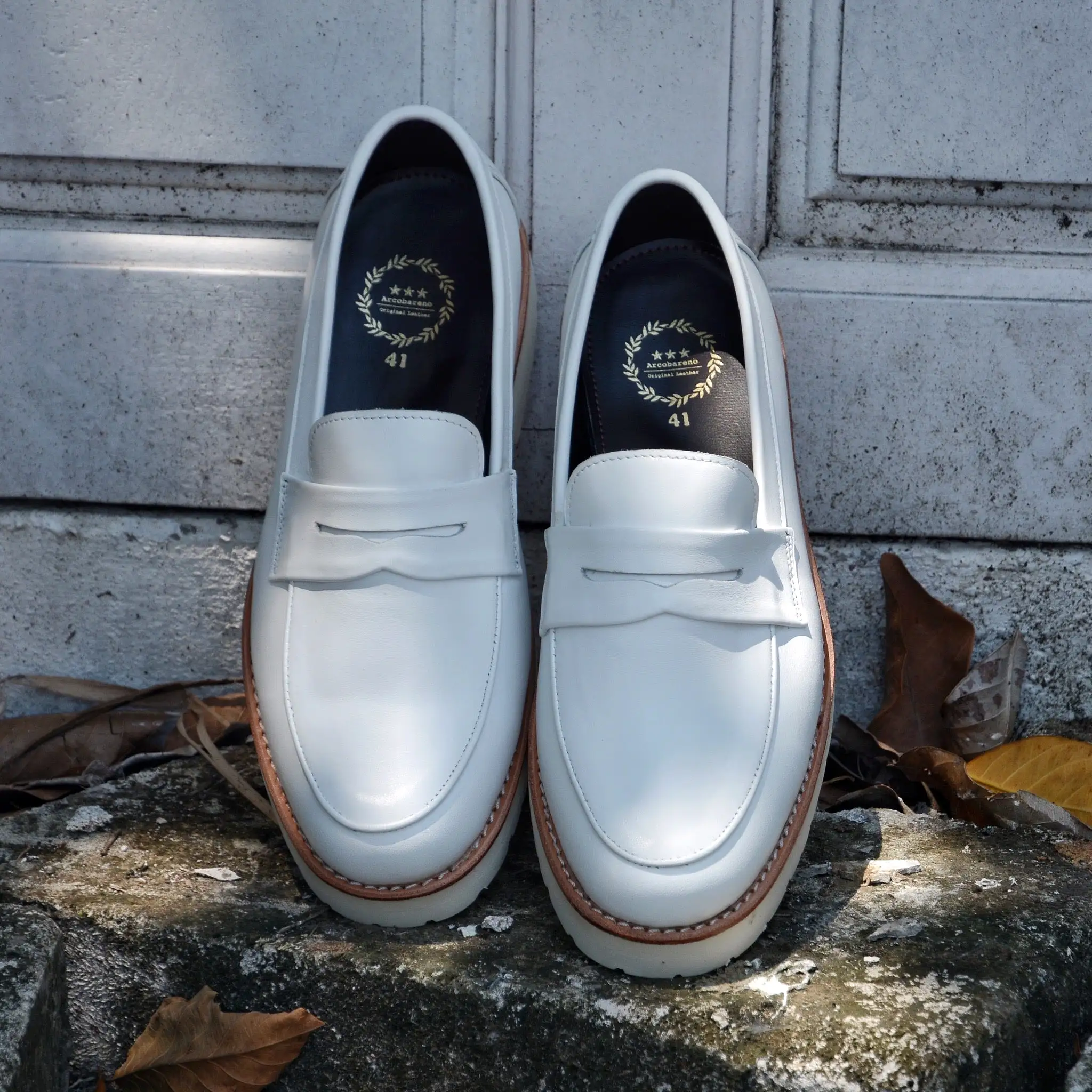 509  EXT 6 CM Penny Loafer Winter White