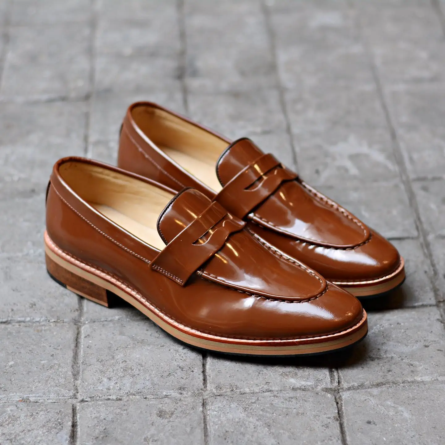 509 Penny Loafer Cognac x Wooden Soles