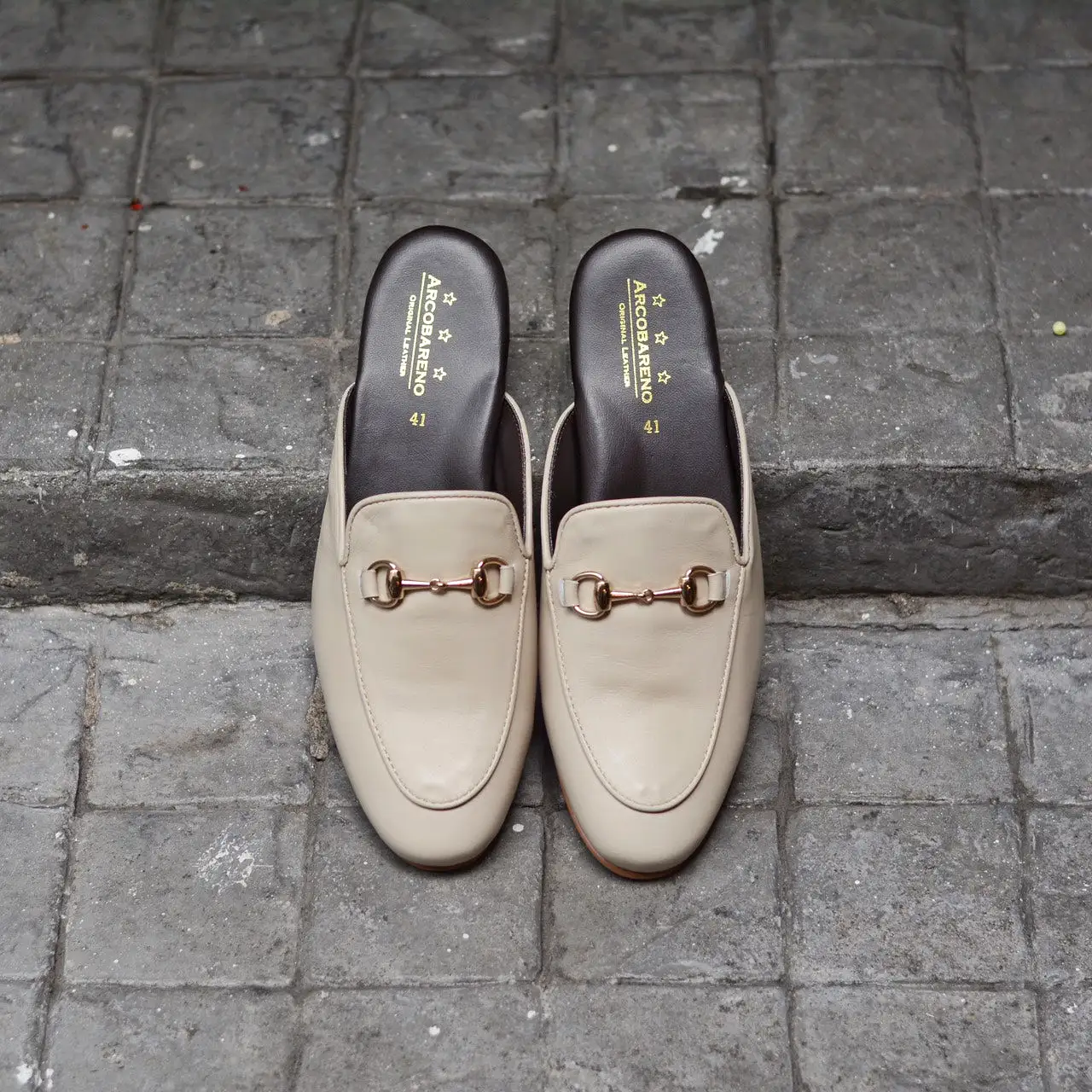 701 Slipper Horsebit Matt Beige