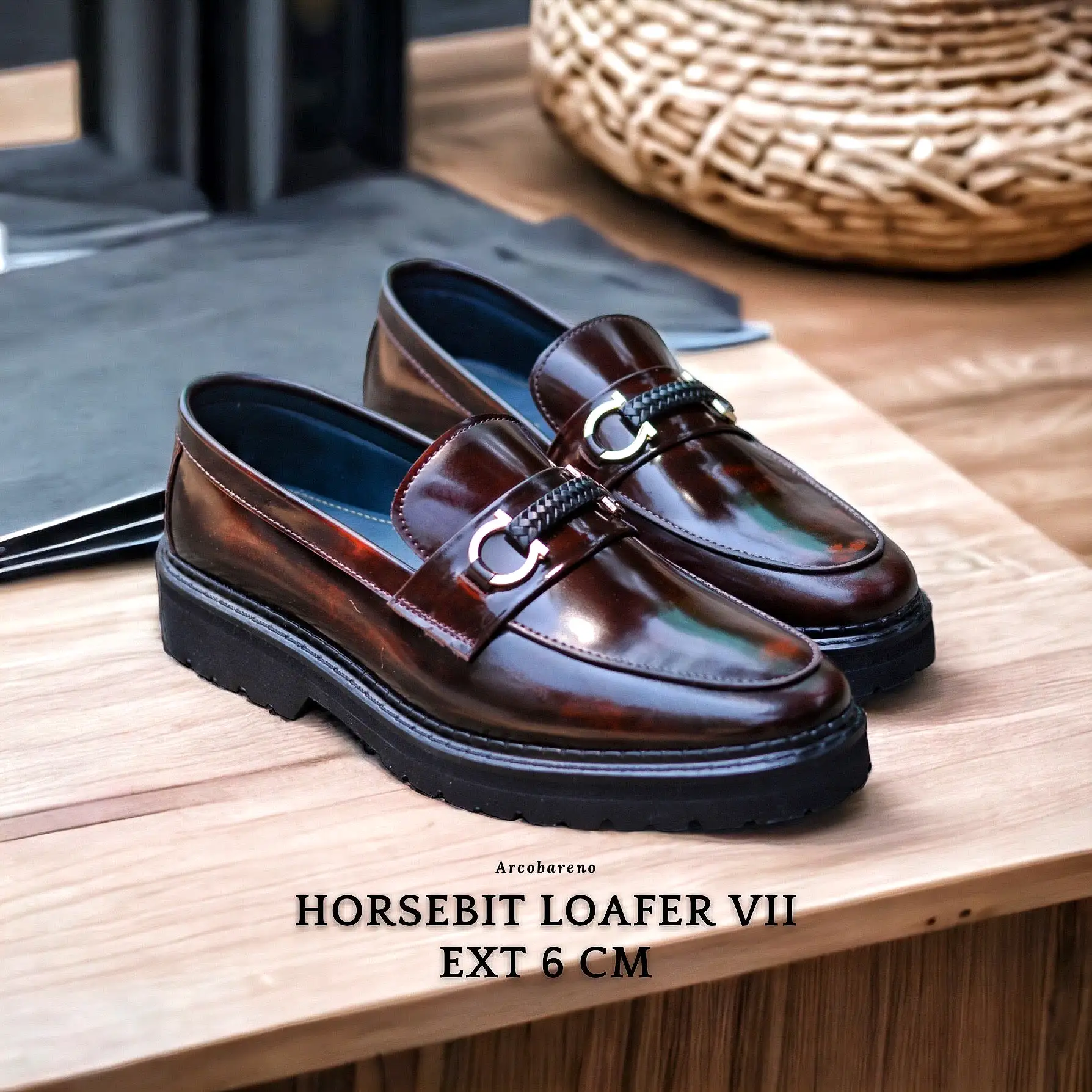 702 EXT 6 CM Horsebit Loafer VII Burgundy