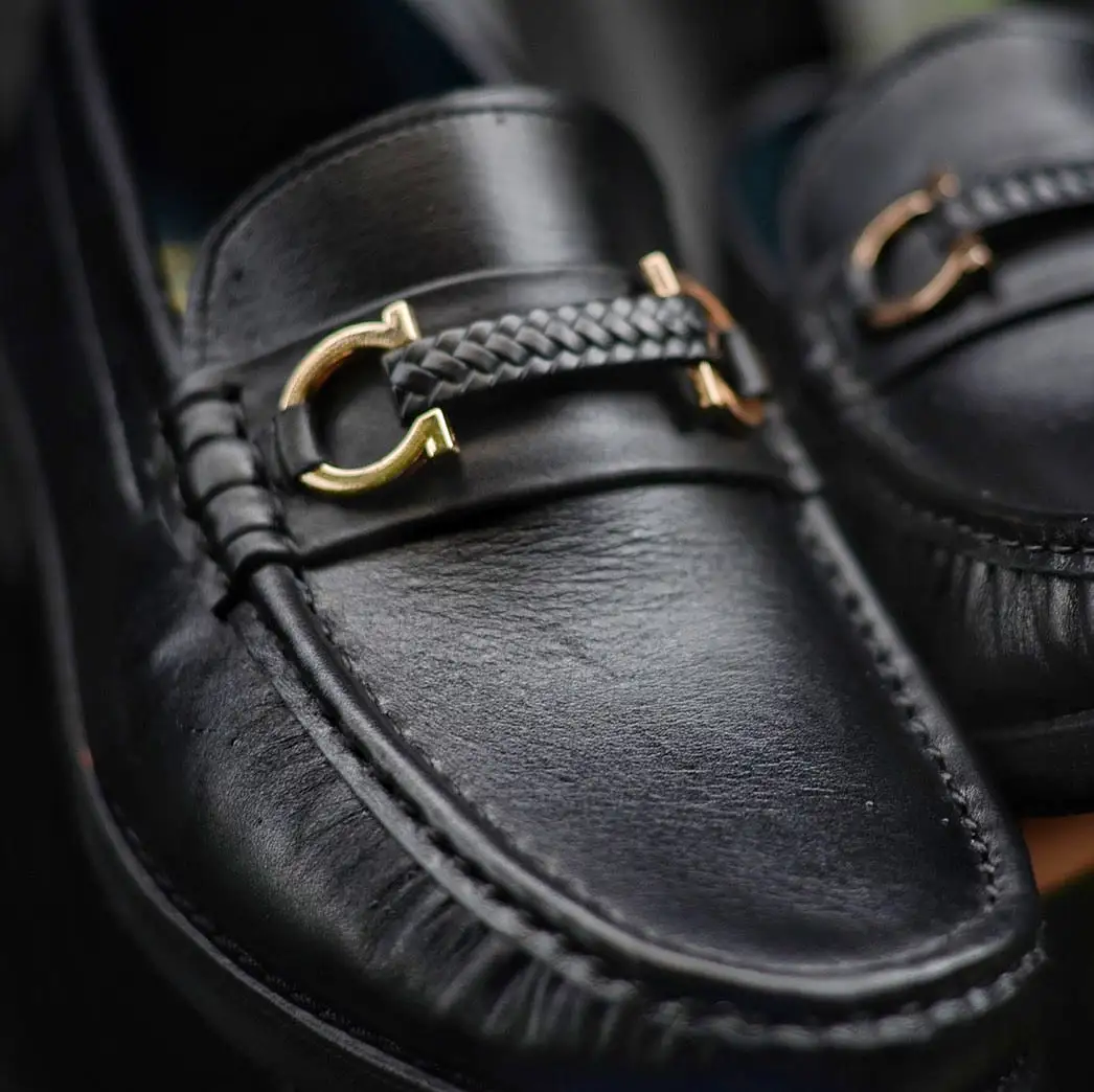 703 Horsebit Loafer MattBlack II