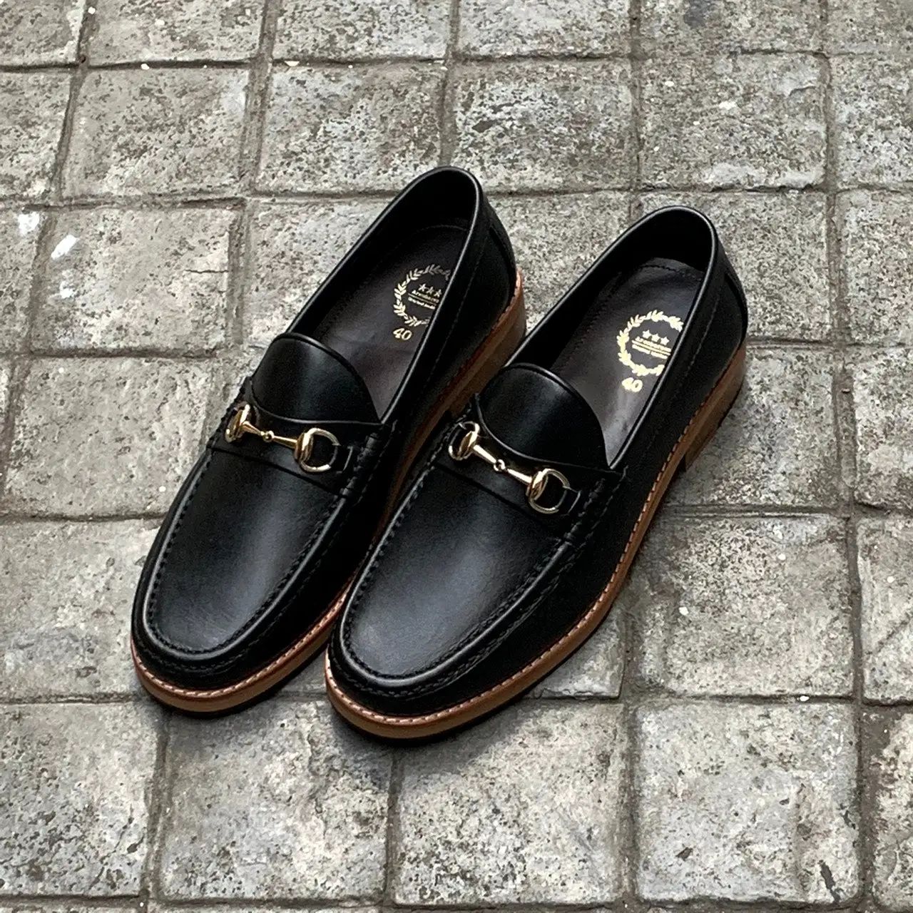 703 Horsebit Loafer MattBlack