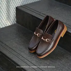 703 Horsebit Loafer Mocha Patina Paint