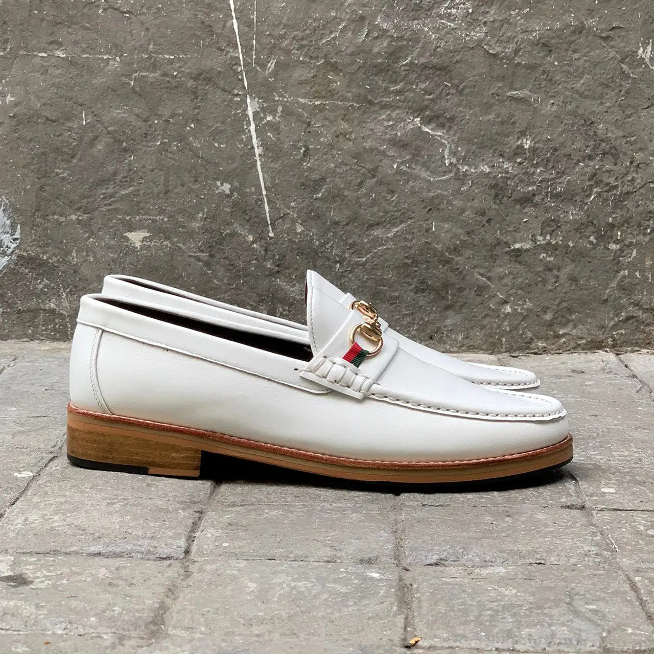 703 Horsebit Loafer WinterWhite x Ribbon