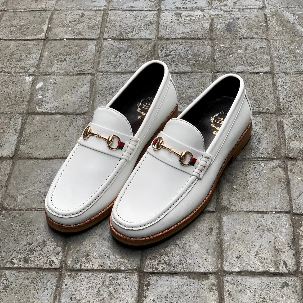 703 Horsebit Loafer WinterWhite x Ribbon