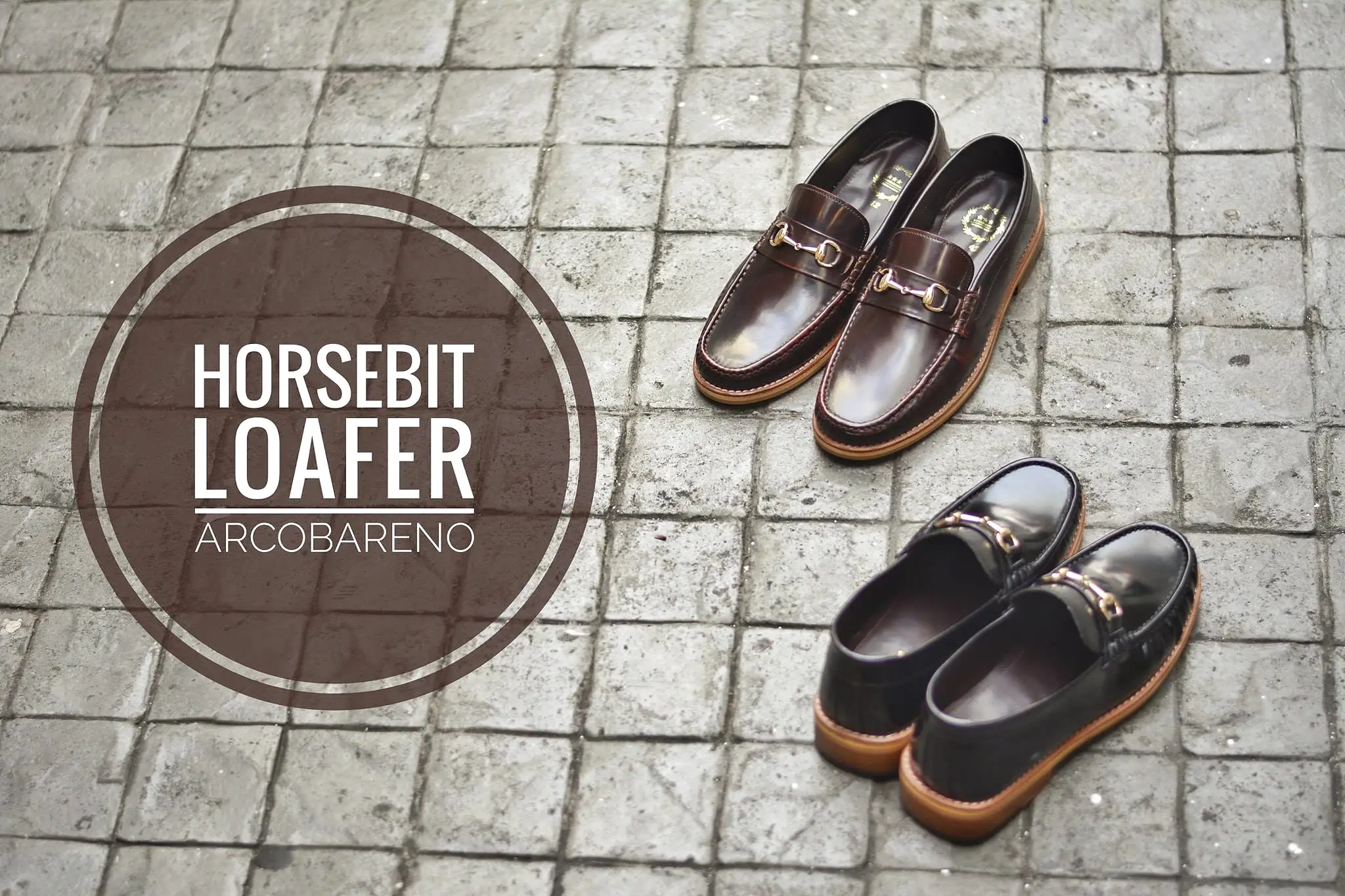 703 Wide Front Horsebit Loafer PianoBlack