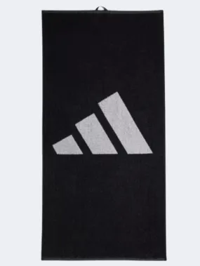 Adidas 3 Bar Small Unisex Training Towel Black/White