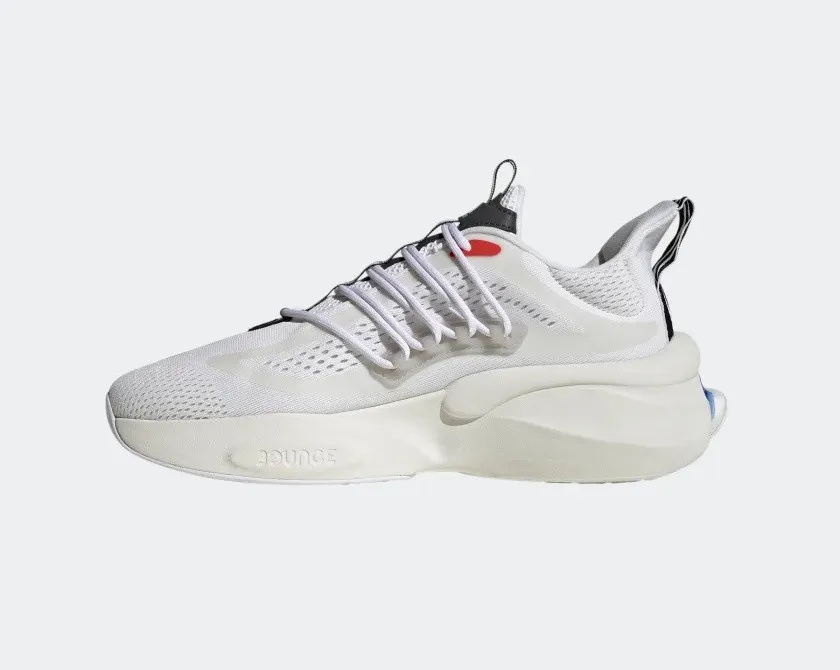 Adidas AlphaBOOST V1 Cloud White Blue Fusion Bright Red HP2757