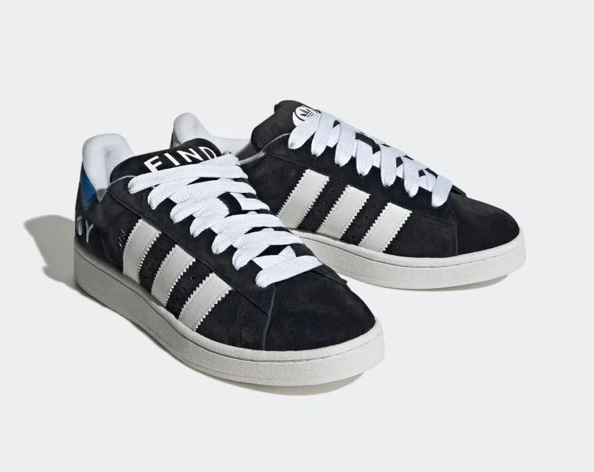 Adidas Campus 00s Find Joy Core Black Cloud White Blue Bird ID7716