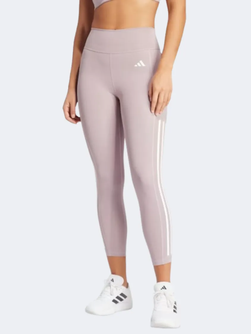 Adidas Optime 3S Women Training Tight Preloved Fig