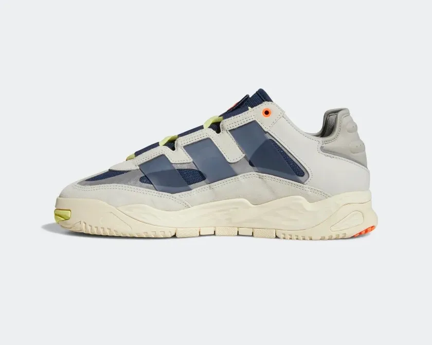 Adidas Originals Niteball Crew Navy Cream White Solar Orange S24146