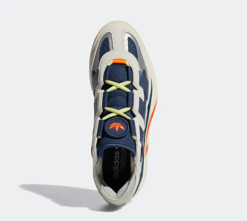 Adidas Originals Niteball Crew Navy Cream White Solar Orange S24146