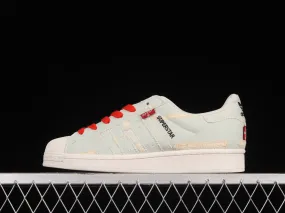 Adidas Originals Superstar Denim Blue Red Cloud White GE4988