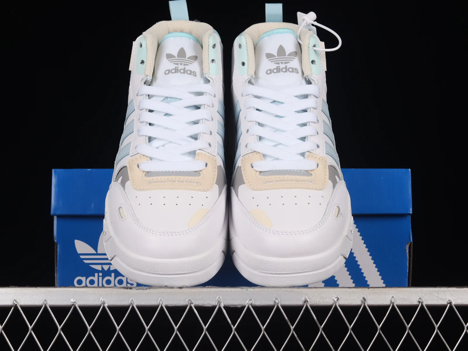 Adidas Post UP Light Blue Grey Cloud White ID4082