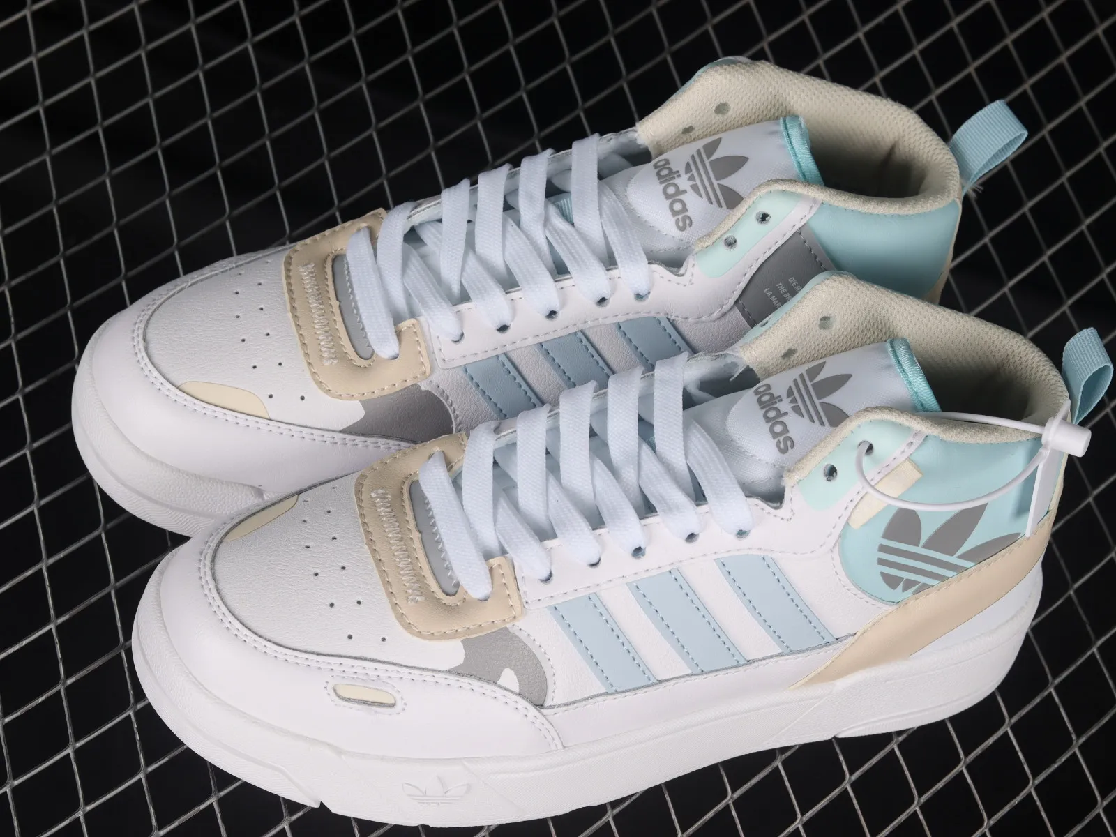 Adidas Post UP Light Blue Grey Cloud White ID4082