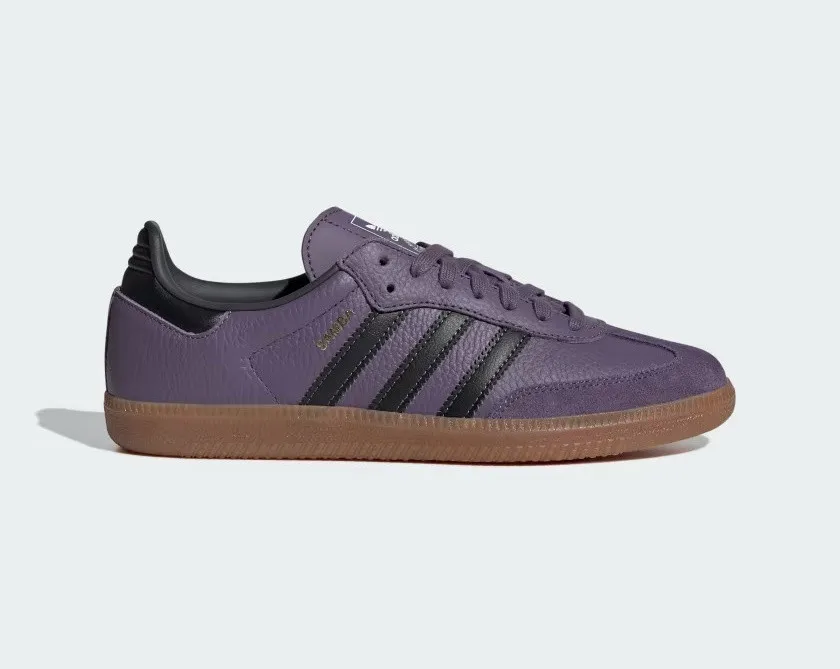 Adidas Samba OG Shadow Violet Carbon Chalk White IE7012