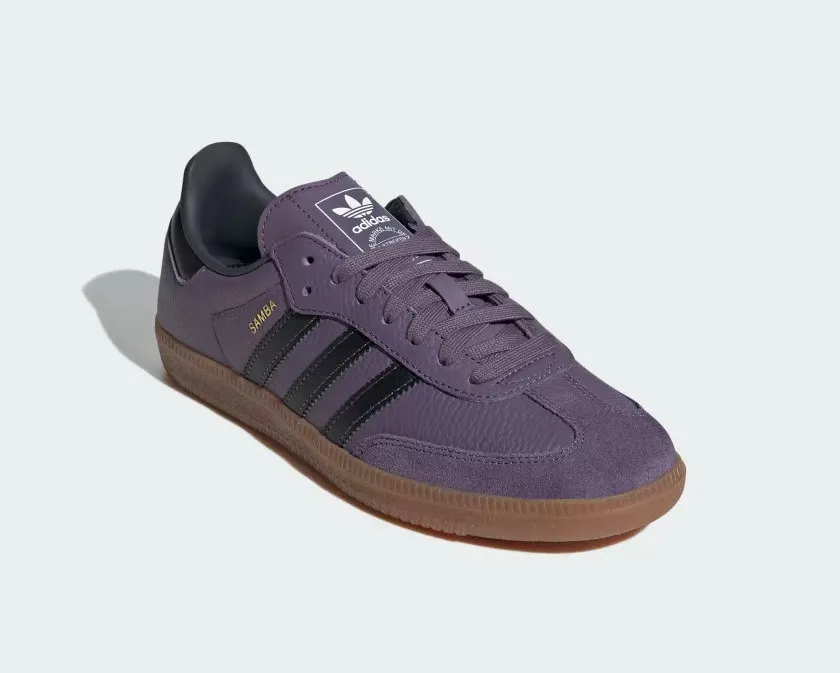 Adidas Samba OG Shadow Violet Carbon Chalk White IE7012