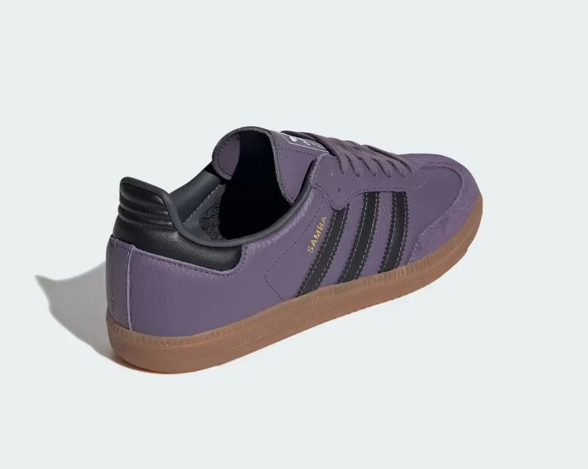 Adidas Samba OG Shadow Violet Carbon Chalk White IE7012