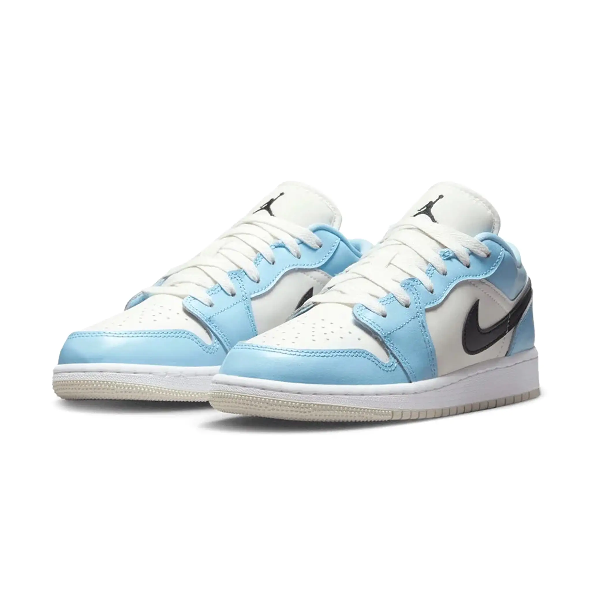 Air Jordan 1 Low Ice Blue Black (GS)