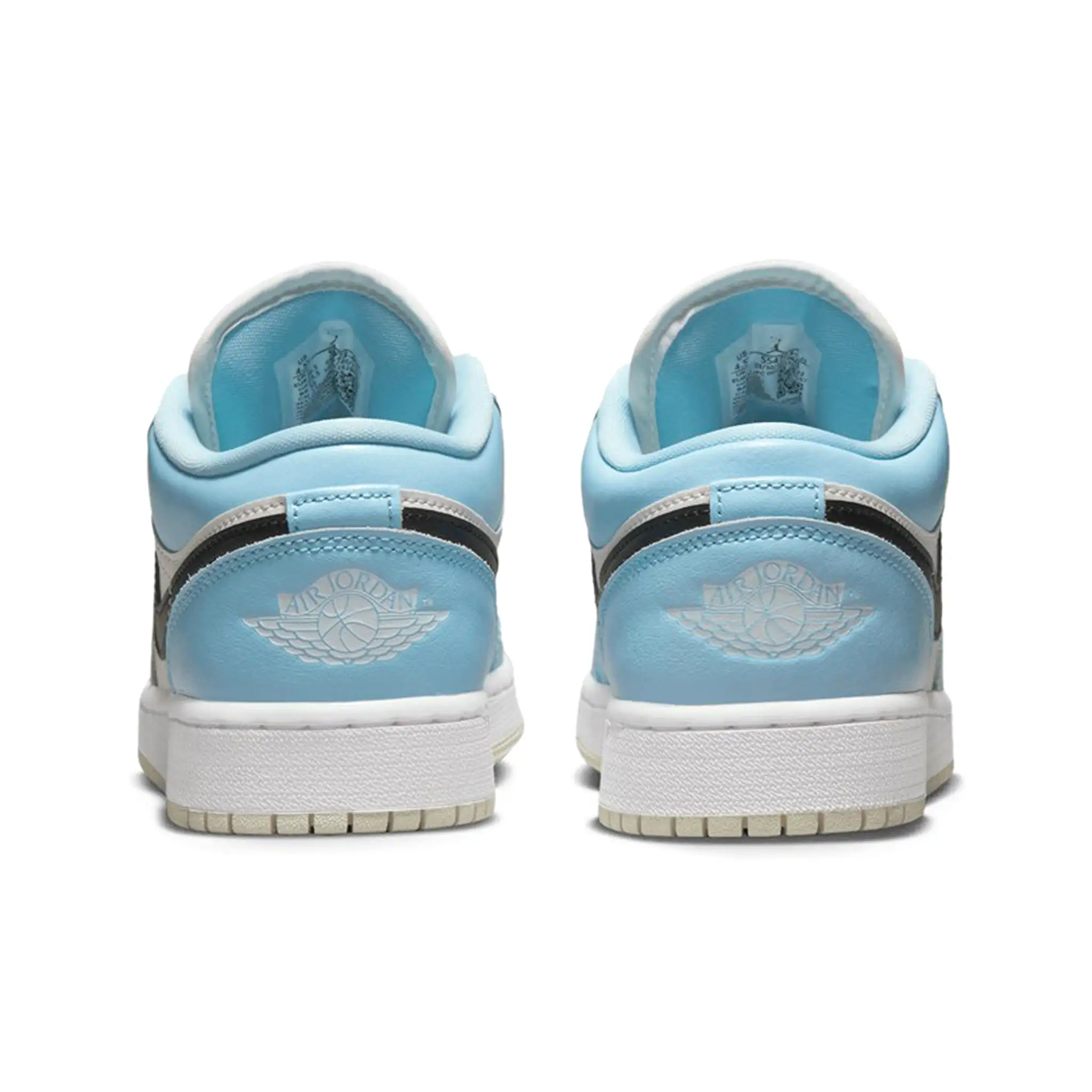 Air Jordan 1 Low Ice Blue Black (GS)