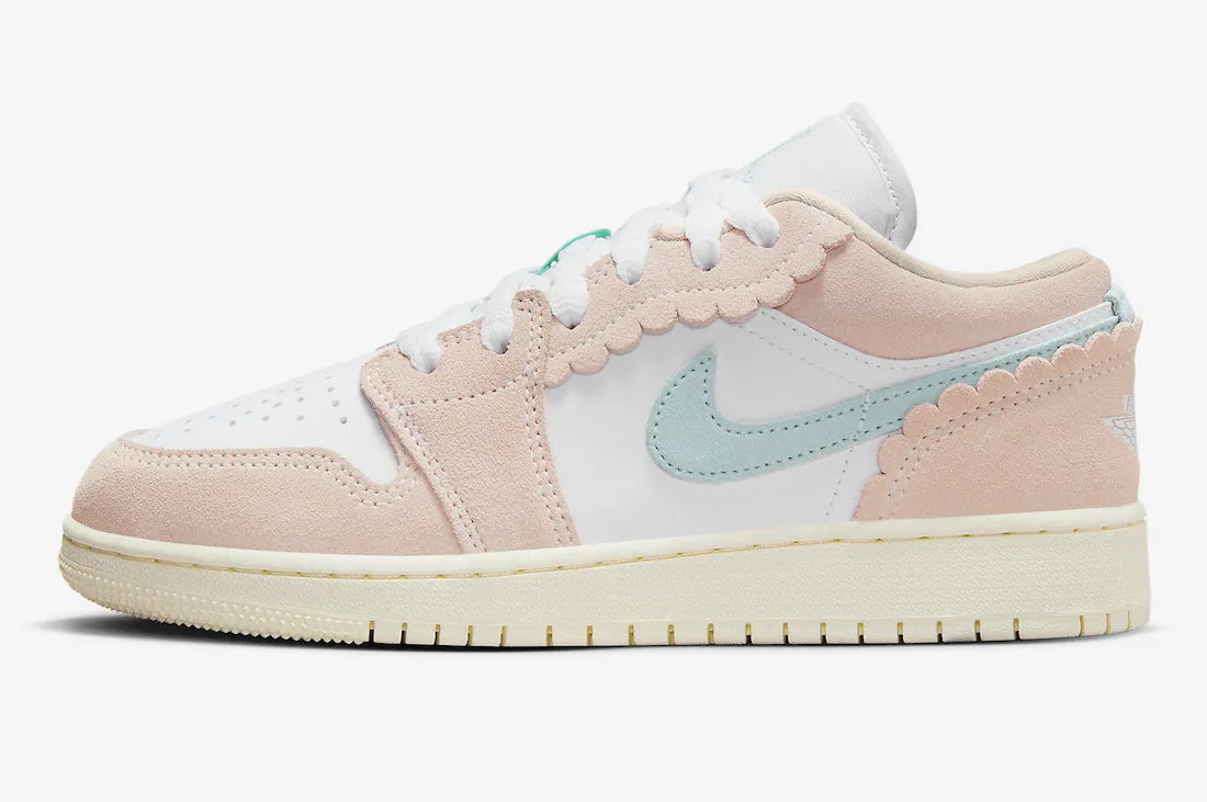 Air Jordan 1 Low SE GS Guava Ice Jade White Pink Oxford DZ5356-800