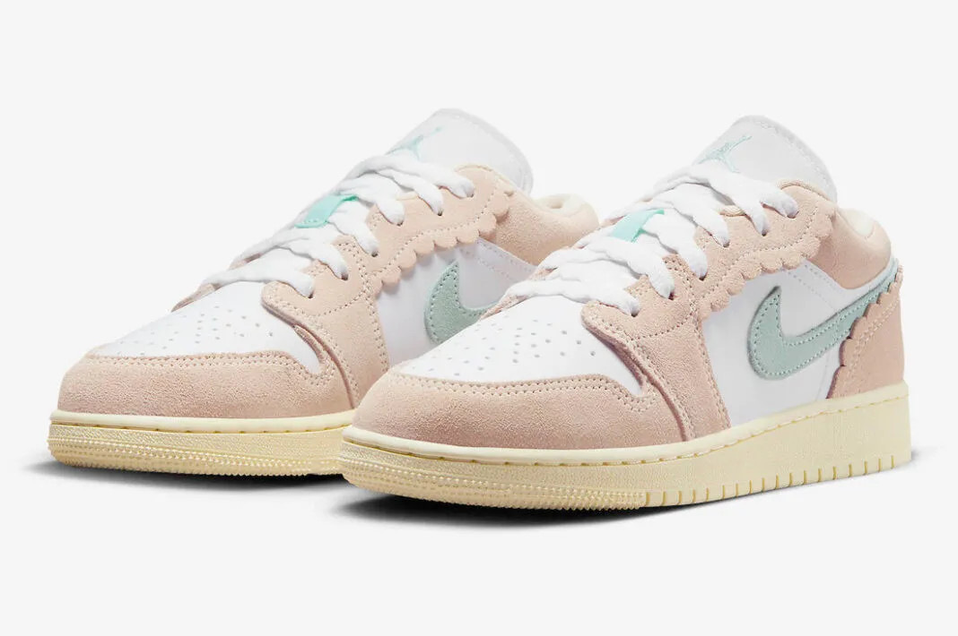 Air Jordan 1 Low SE GS Guava Ice Jade White Pink Oxford DZ5356-800