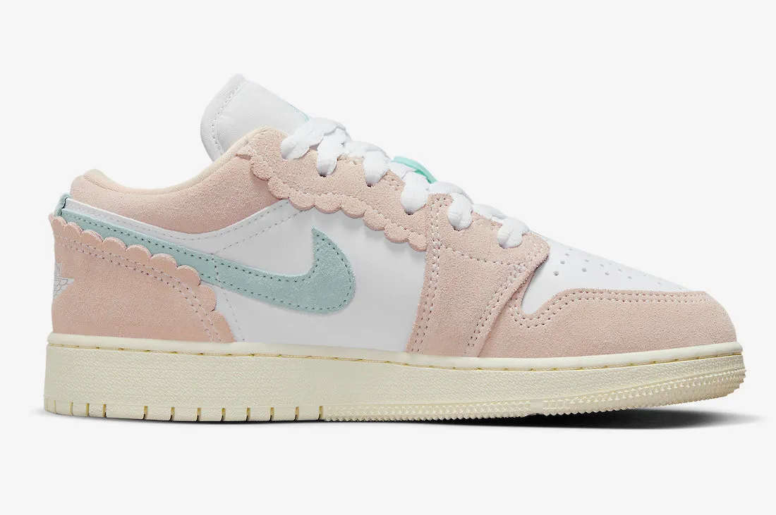 Air Jordan 1 Low SE GS Guava Ice Jade White Pink Oxford DZ5356-800