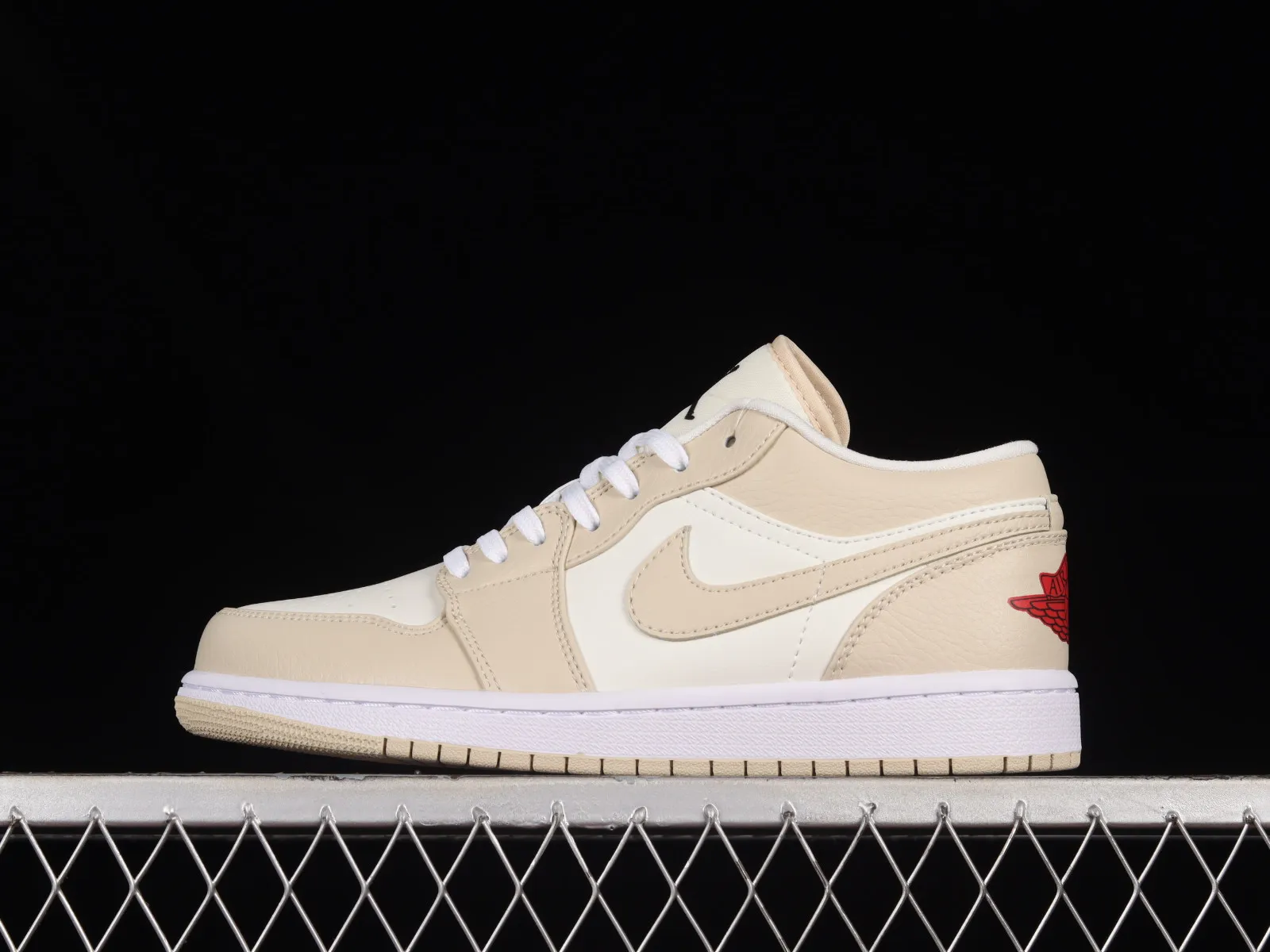 Air Jordan 1 Low SE Heavy Tumbled Tan Leather FB7168-121