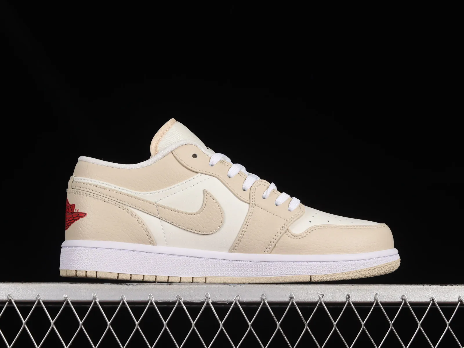 Air Jordan 1 Low SE Heavy Tumbled Tan Leather FB7168-121