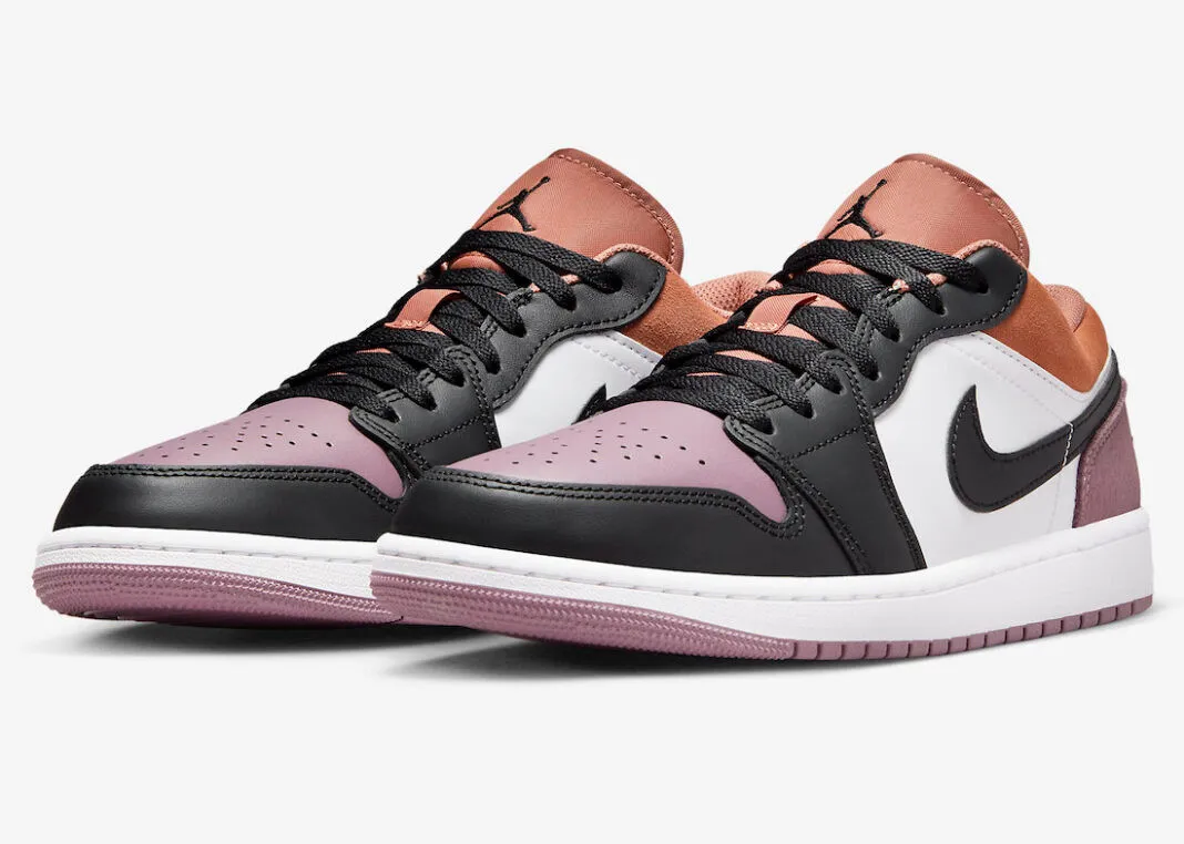 Air Jordan 1 Low SE Sky J Mauve White Black Orange FB9907-102