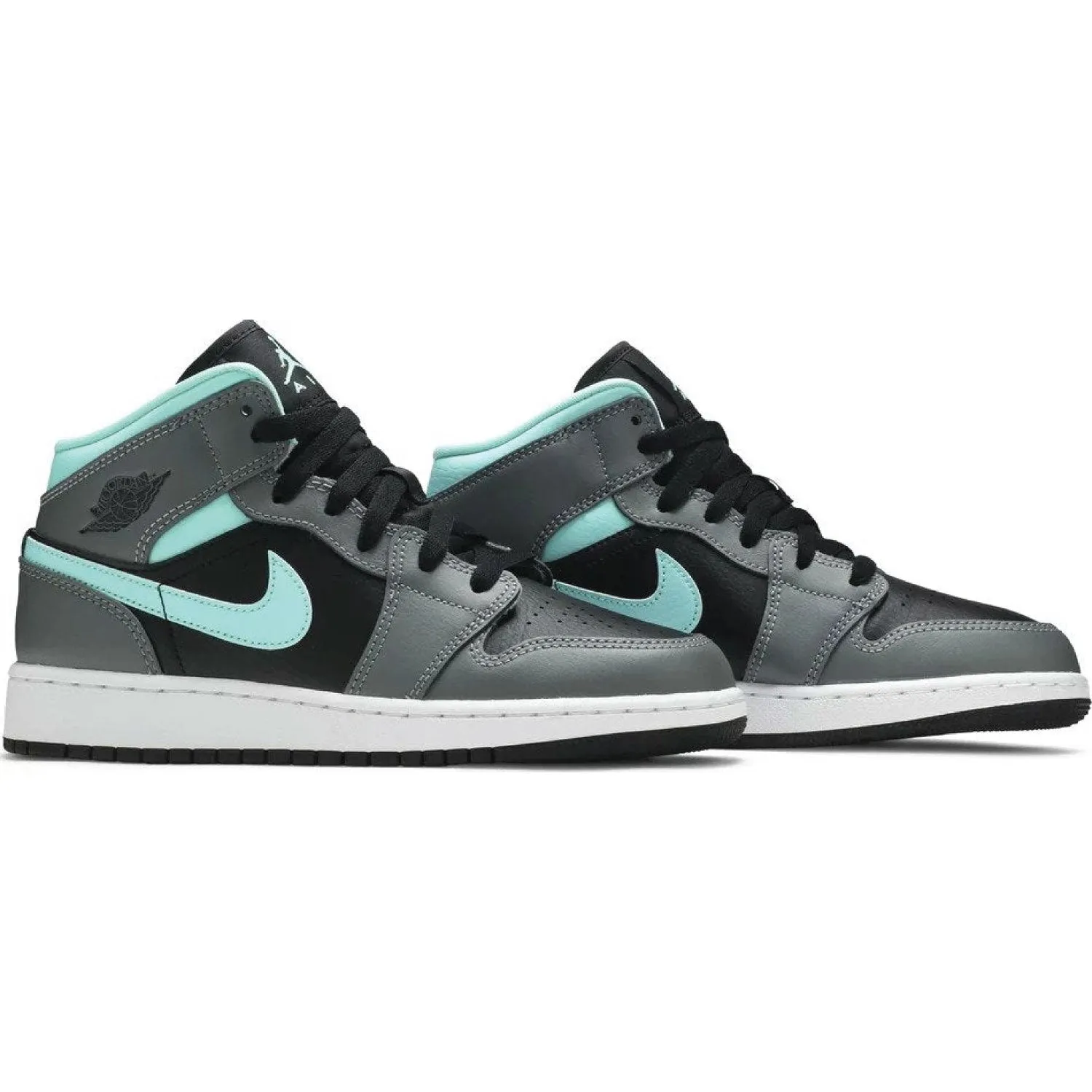 Air Jordan 1 Mid GS 'Grey Aqua'