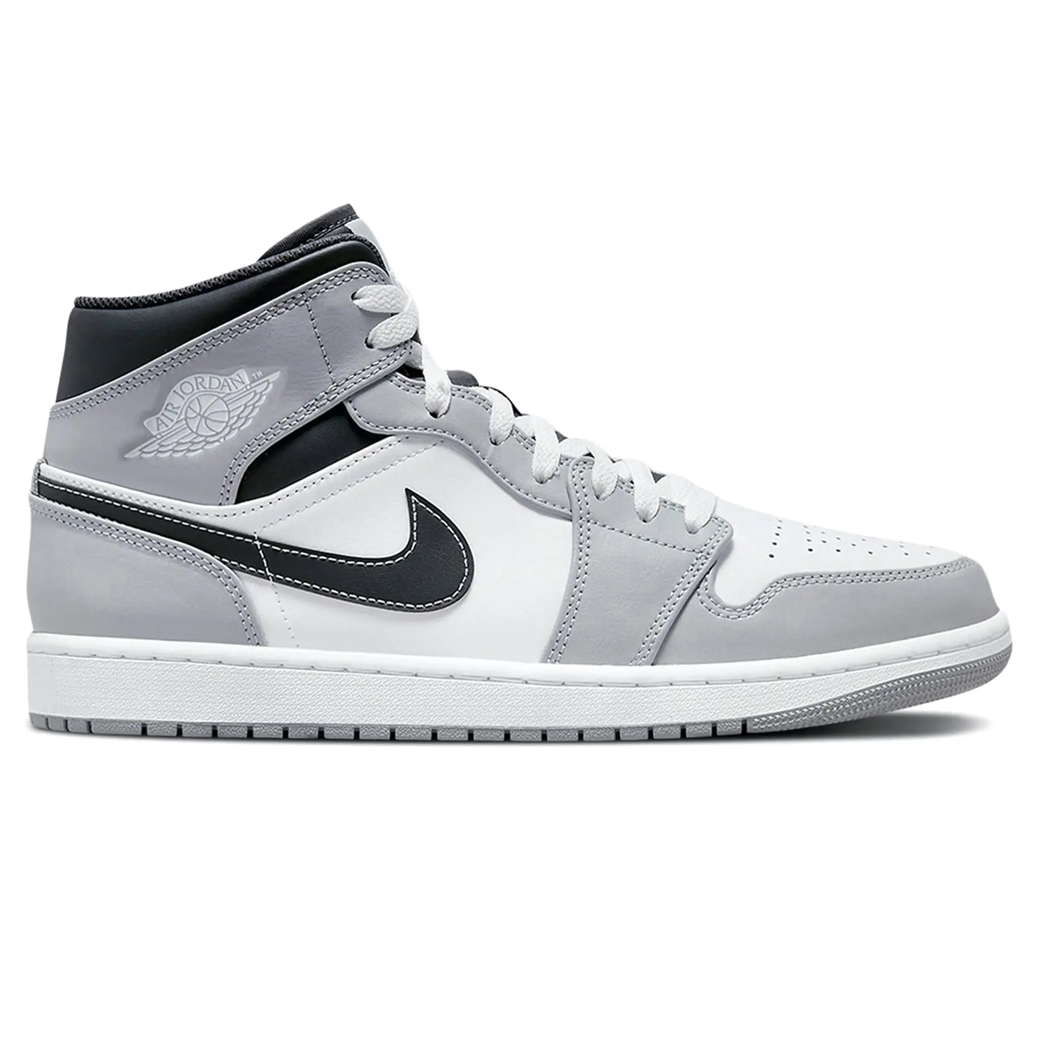 Air Jordan 1 Mid Light Smoke Grey Anthracite