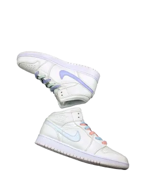 AIR JORDAN 1 MID SWOOSH PHANTOM/IGLOO-PURPLE RISE-BLUE TINT