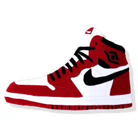 Air Jordan 1 OG Chicago Custom Handmade Rug