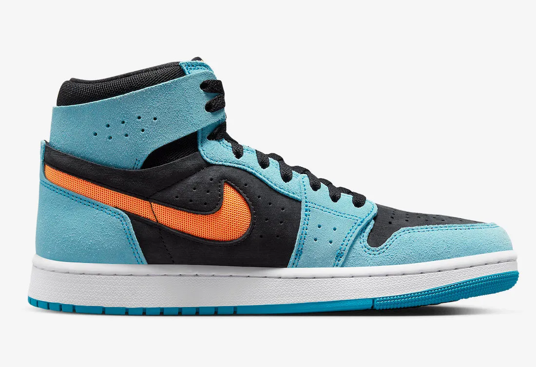 Air Jordan 1 Zoom CMFT 2 Bleached Aqua Bright Citrus Black White DV1307-408