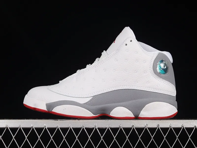 Air Jordan 13 Wolf Grey White True Red 414571-160