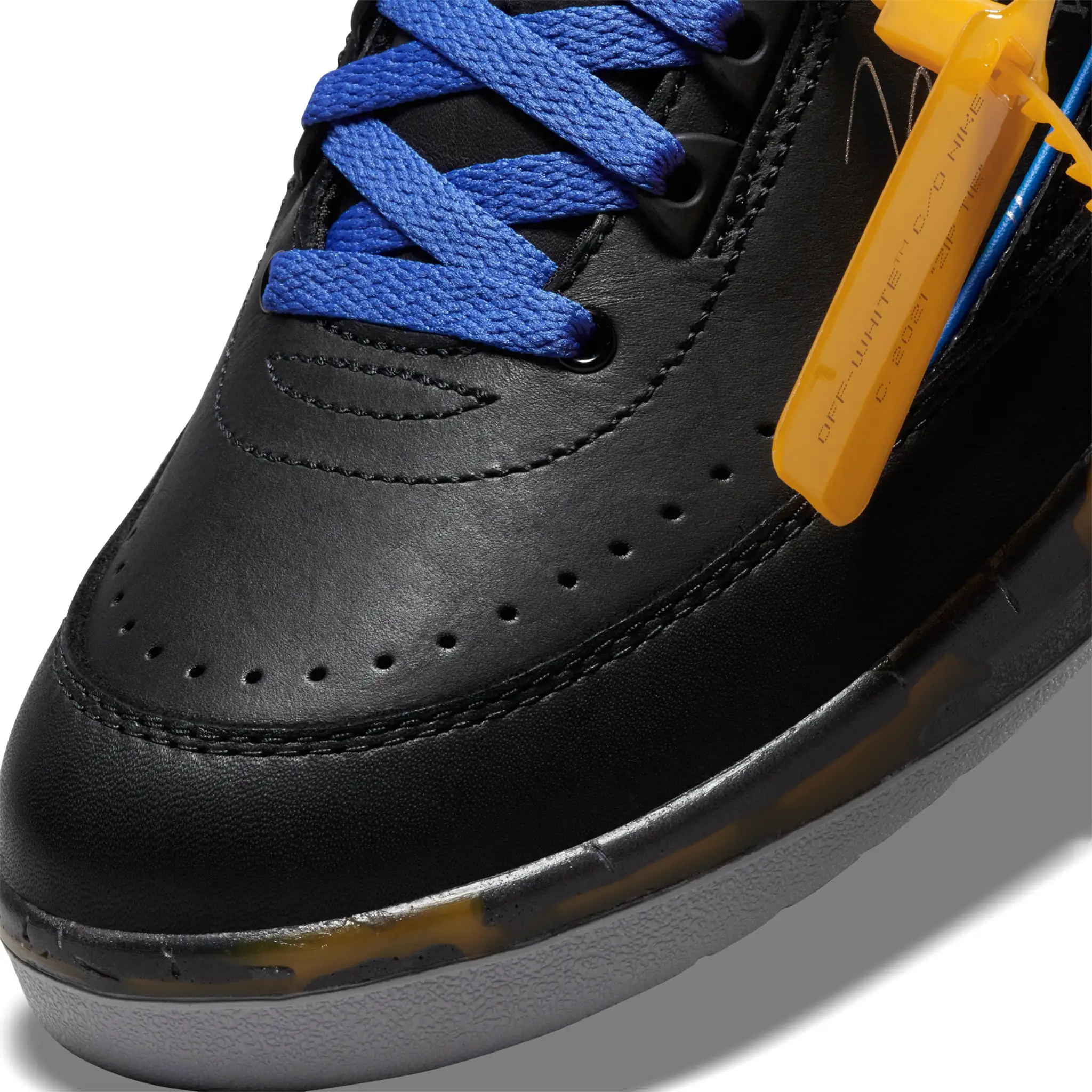 Air Jordan 2 X Off-White Retro Low Black Blue