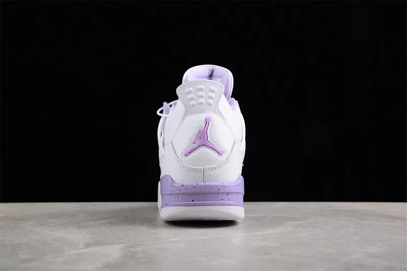 AIR JORDAN 4 GS CACAO WOW WHITE/PURPLE